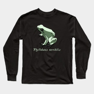 Mint Poison Dart Frog Phyllobates terribilis Long Sleeve T-Shirt